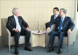 Tổng Bí thư tiếp Bộ trưởng Cao cấp, Bộ trưởng Điều phối an ninh QG Singapore