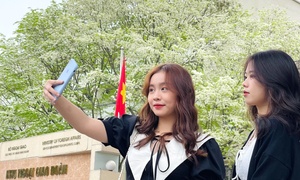 Những địa điểm 'check-in' hoa sưa 'hot' nhất Hà Nội