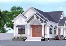 Những ý tưởng thiết kế nhà mái Thái 1 tầng đơn giản