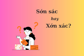Thử thách Tiếng Việt: 'Sớn sác ' hay 'xớn xác'?