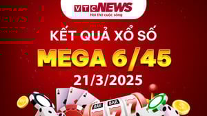 Vietlott 21/3 - Kết quả xổ số Vietlott hôm nay 21/3/2025 - Xổ số Mega 6/45