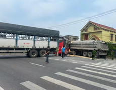 Tai nạn liên hoàn trên Quốc lộ 1A, 8 người bị thương