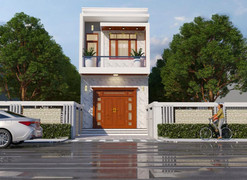 Những mẫu nhà ống 2 tầng mặt tiền 5 mét đẹp 'xiêu lòng'