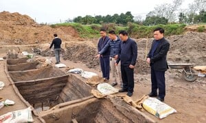 Hai chiếc thuyền cổ phát hiện ở Bắc Ninh khả năng có từ thời Giao Chỉ