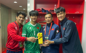 Thủ môn U22 Việt Nam hay nhất giải Tứ hùng ở Trung Quốc