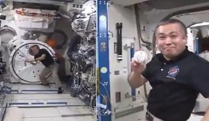 Gần 100 triệu người cùng tỷ phú Elon Musk xem phi hành gia chơi bóng chày