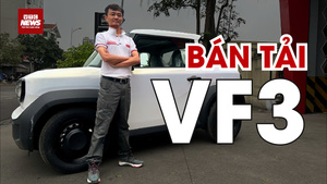 VF3 bán tải đầu tiên xuất hiện: Màn độ xe chất khiến dân mạng trầm trồ