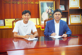 Cầu thủ Lào đầu tiên trong lịch sử V.League làm điều tương tự Tiến Linh