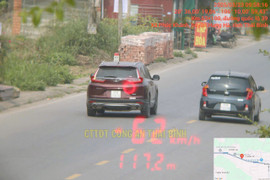 Danh sách ô tô chạy quá tốc độ bị phạt nguội ở Thái Bình 