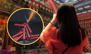 Nữ y tá bỏng nặng, sảy thai sau khi thực hiện nghi lễ đứng trên quả pháo
