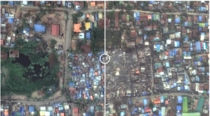 Mức độ tàn phá khủng khiếp của động đất ở Myanmar qua ảnh vệ tinh