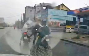 Nam thanh niên đánh người sau va chạm giao thông ở Huế