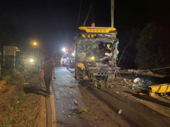 Chưa thể khẳng định ô tô chở khách lao xuống vực đèo Bảo Lộc do mất phanh