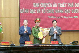 Triệt phá đường dây đánh bạc liên tỉnh đặc biệt lớn ở Thái Bình