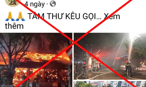 Chùa Vẽ Bắc Giang bị cháy, kẻ gian kêu gọi phát tâm tu sửa để chiếm đoạt tài sản