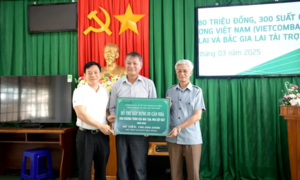 Vietcombank cùng đối tác thực hiện chương trình an sinh xã hội tại Gia Lai
