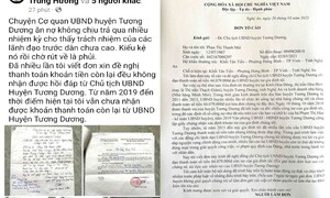 Huyện miền núi Nghệ An thanh toán khoản nợ 'tiền tiếp khách' cho nhà hàng