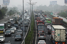 Kẹt cứng 2 chiều cao tốc Pháp Vân - Cầu Giẽ