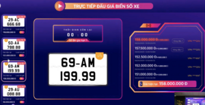 Lần đầu lên sàn đấu giá, biển số xe máy 'tứ quý 9' được trả 158 triệu đồng