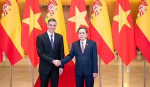 Chủ tịch Quốc hội Trần Thanh Mẫn hội kiến Thủ tướng Tây Ban Nha Pedro Sánchez