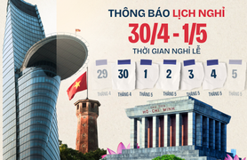 Nghỉ lễ 30/4-1/5 năm 2025 từ ngày nào?