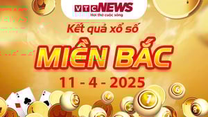 XSMB 11/4 - Trực tiếp kết quả xổ số miền Bắc hôm nay 11/4/2025