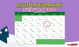 Lịch âm 11/4 - Âm lịch hôm nay 11/4 chính xác nhất - lịch vạn niên 11/4/2025