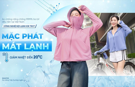 Cardina giới thiệu bộ sưu tập áo chống nắng sợi lạnh mới cho hè 2025