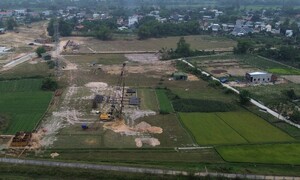 Cận cảnh dự án đường vành đai gần 500 tỷ ở Quảng Nam khởi công xong 'đứng hình'