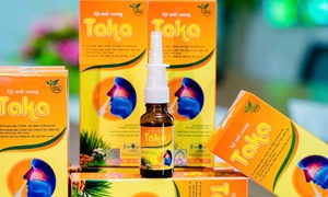 Xịt mũi xoang Taka - trợ thủ đắc lực cho người viêm xoang