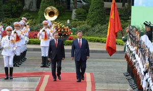 Tổng Bí thư Tô Lâm chủ trì lễ đón Tổng Bí thư, Chủ tịch Trung Quốc Tập Cận Bình