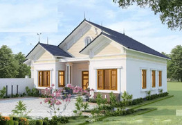 Chi phí xây nhà 1 tầng 100m2 bao nhiêu tiền?