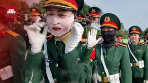 Nữ Quân y diễu binh xinh đẹp nói điều này khiến cả nghìn người thán phục