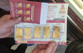 Vừa mở phiên, giá vàng miếng SJC đã tăng 2,5 triệu đồng/lượng, đắt nhất lịch sử