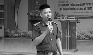 Thăng hàm vượt cấp cho cán bộ công an hy sinh khi bắt tội phạm ma túy