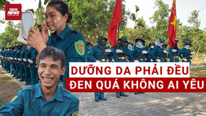 Cười ra nước mắt với màn chống nắng 'có 1-0-2' của chiến sĩ diễu binh 30/4