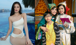 Sao Việt 22/4: Hoa hậu Ý Nhi gợi cảm, Vân Dung kể kỷ niệm với con trai