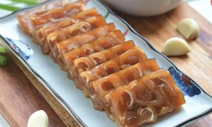 Cách làm thạch da lợn trong vắt, hương vị độc đáo