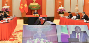 Tổng Bí thư Tô Lâm điện đàm với Tổng thống Cộng hòa Nam Phi Cyril Ramaphosa