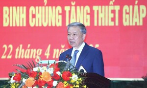 Tổng Bí thư: Binh chủng Tăng thiết giáp phải thật sự là lực lượng đột kích mạnh