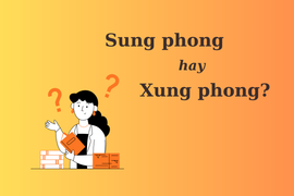 90% người nhầm lẫn: 'Sung phong' hay 'xung phong'?