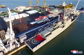 Triều Tiên trình làng tàu chiến mới 5.000 tấn 