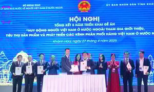 Hàng Việt Nam đã được phân phối khắp năm châu 