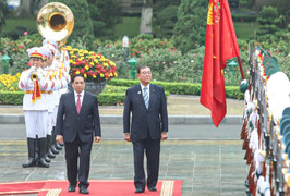 Thủ tướng Phạm Minh Chính chủ trì lễ đón Thủ tướng Nhật Bản Ishiba Shigeru