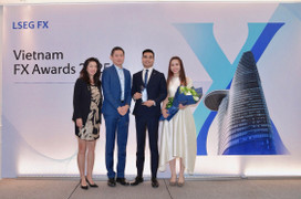 Vietcombank đạt danh hiệu dẫn đầu thị trường ngoại hối 'Best FXall Taker' 2024