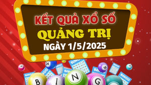 Kết quả xổ số Quảng Trị hôm nay 1/5/2025 - XSQT 1/5