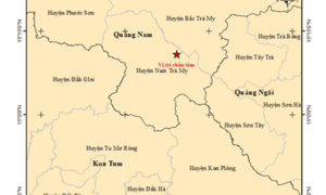 Quảng Nam: Động đất 3,8 độ ở huyện Nam Trà My