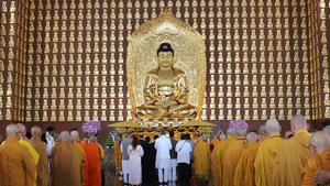 Khoảnh khắc thiêng liêng: Xá lợi Đức Phật hiện diện tại chùa Thanh Tâm, TP.HCM