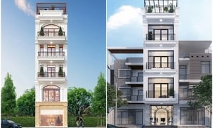 Chi phí xây nhà 5 tầng 100m2 bao nhiêu?