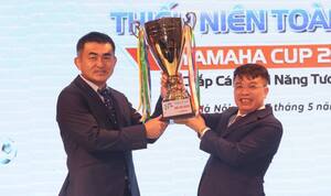 Công Phương, Duy Mạnh tiếp lửa cho cầu thủ dự giải U13 toàn quốc